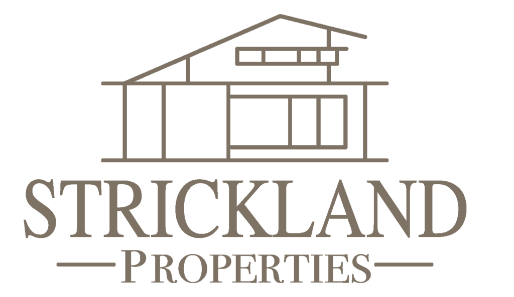 Strickland Properties brown Logo